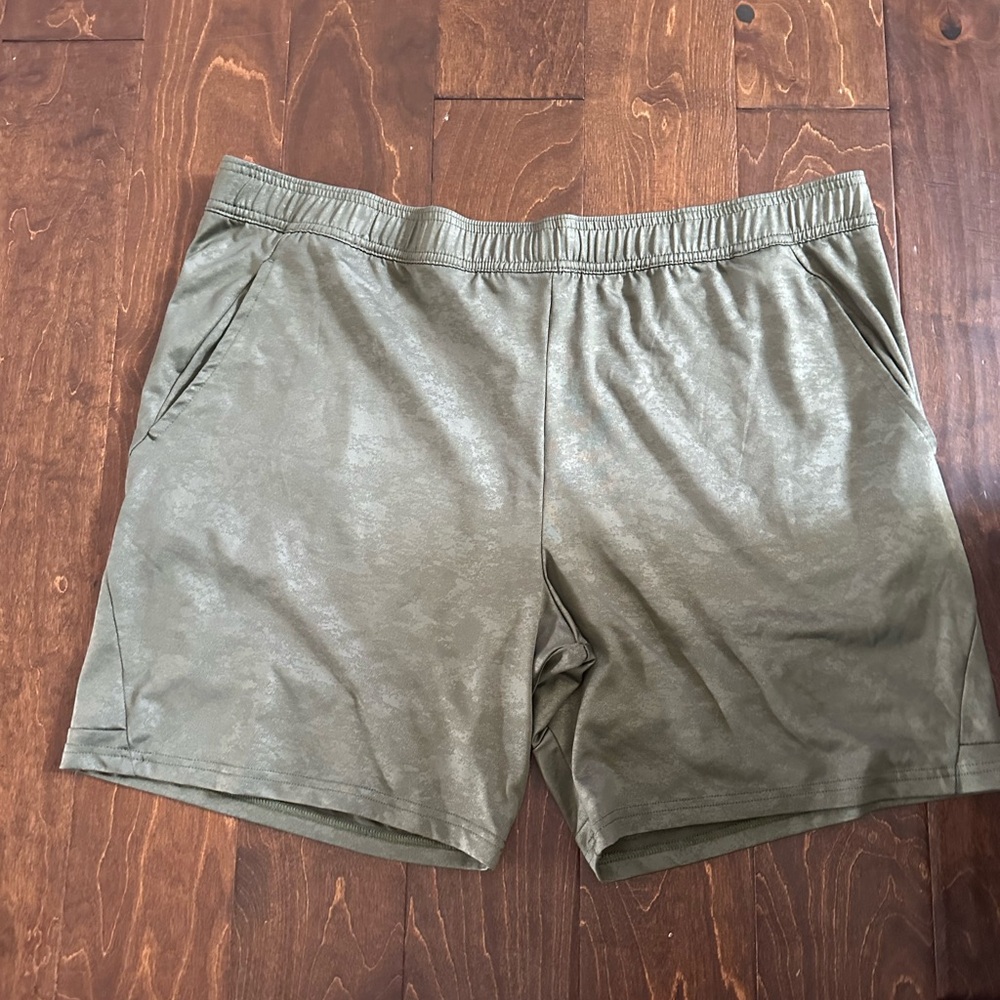 All in Motion Men's Khaki Athletic Shorts